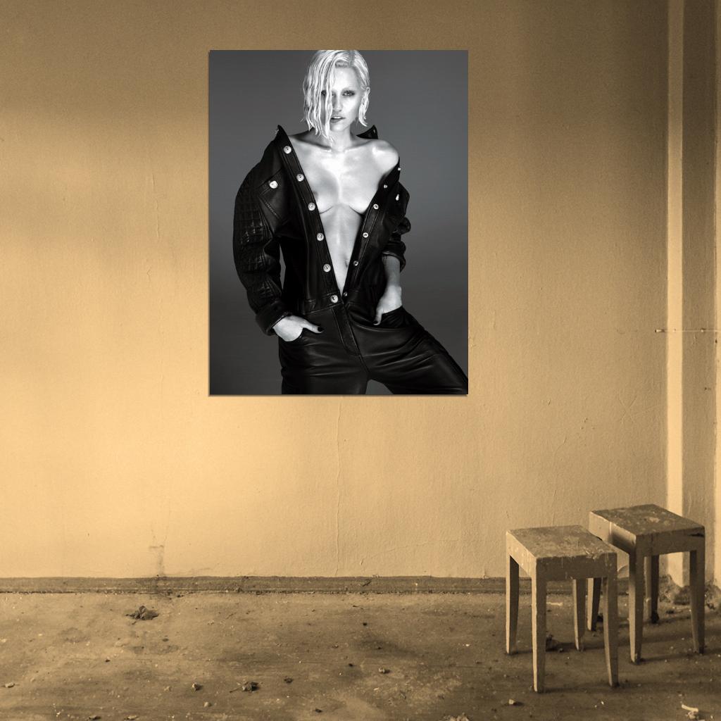 Miley Cyrus Sexy Hot Pop Country Singer Music BW Wall Art Print Poster