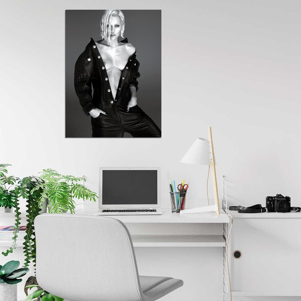 Miley Cyrus Sexy Hot Pop Country Singer Music BW Wall Art Print Poster