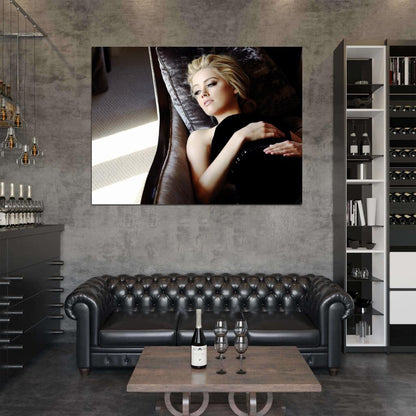 Amber Heard Actress Wall Art Print Poster