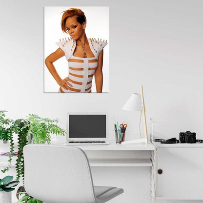 Rihanna Sexy Pop Music Singer Wall Art Print Poster