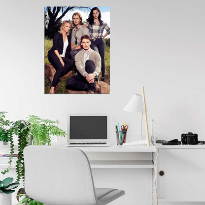 Kristen Stewart Chris Hemsworth Charlize Theron Sam Claflin Wall Art Print Poster