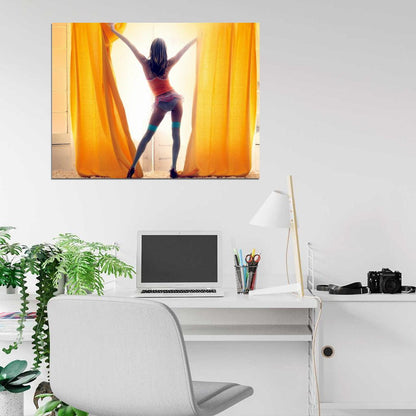 Alessandra Ambrosio Sexy Butt Model Wall Art Print Poster