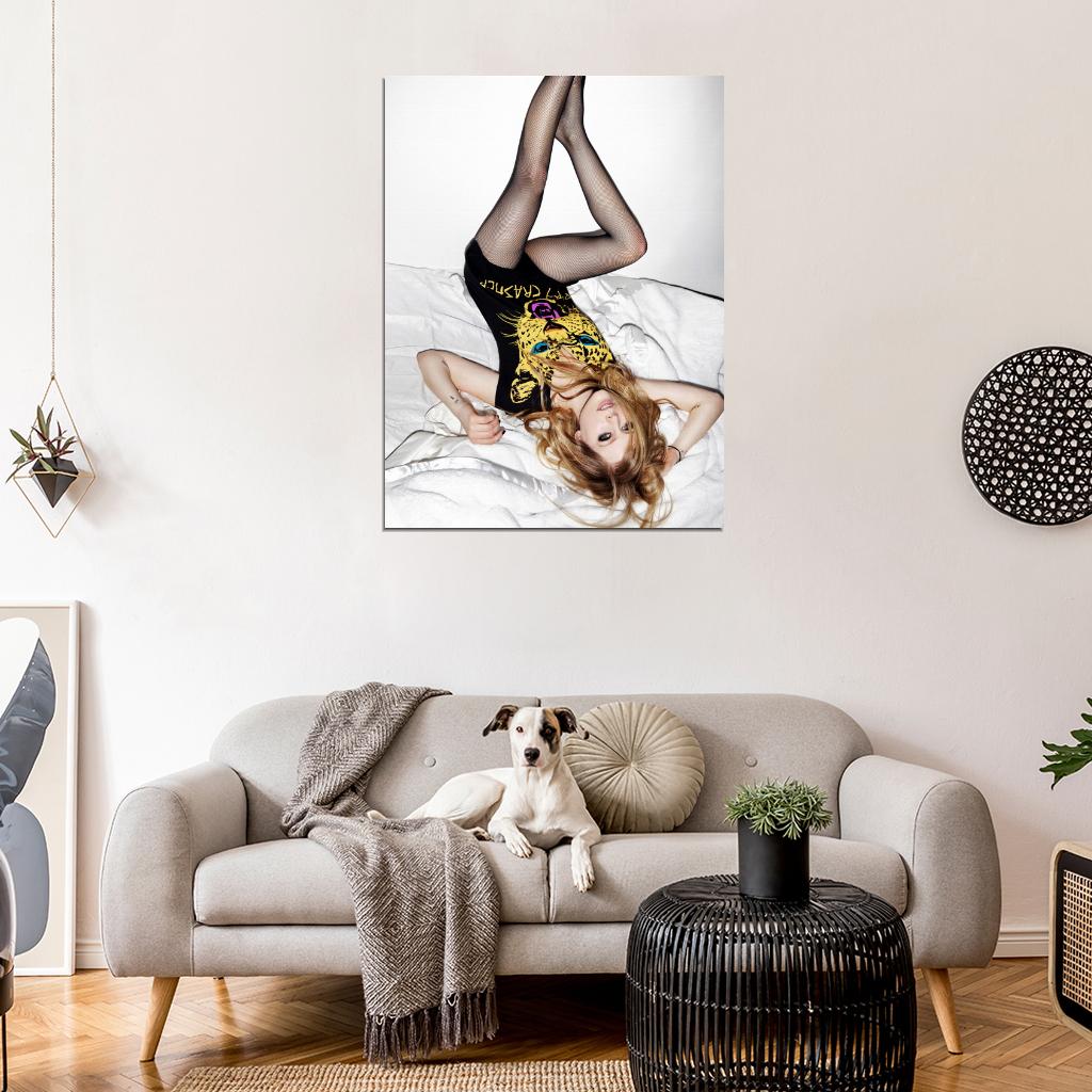 Avril Lavigne Pop Punk Singer Music Wall Art Print Poster