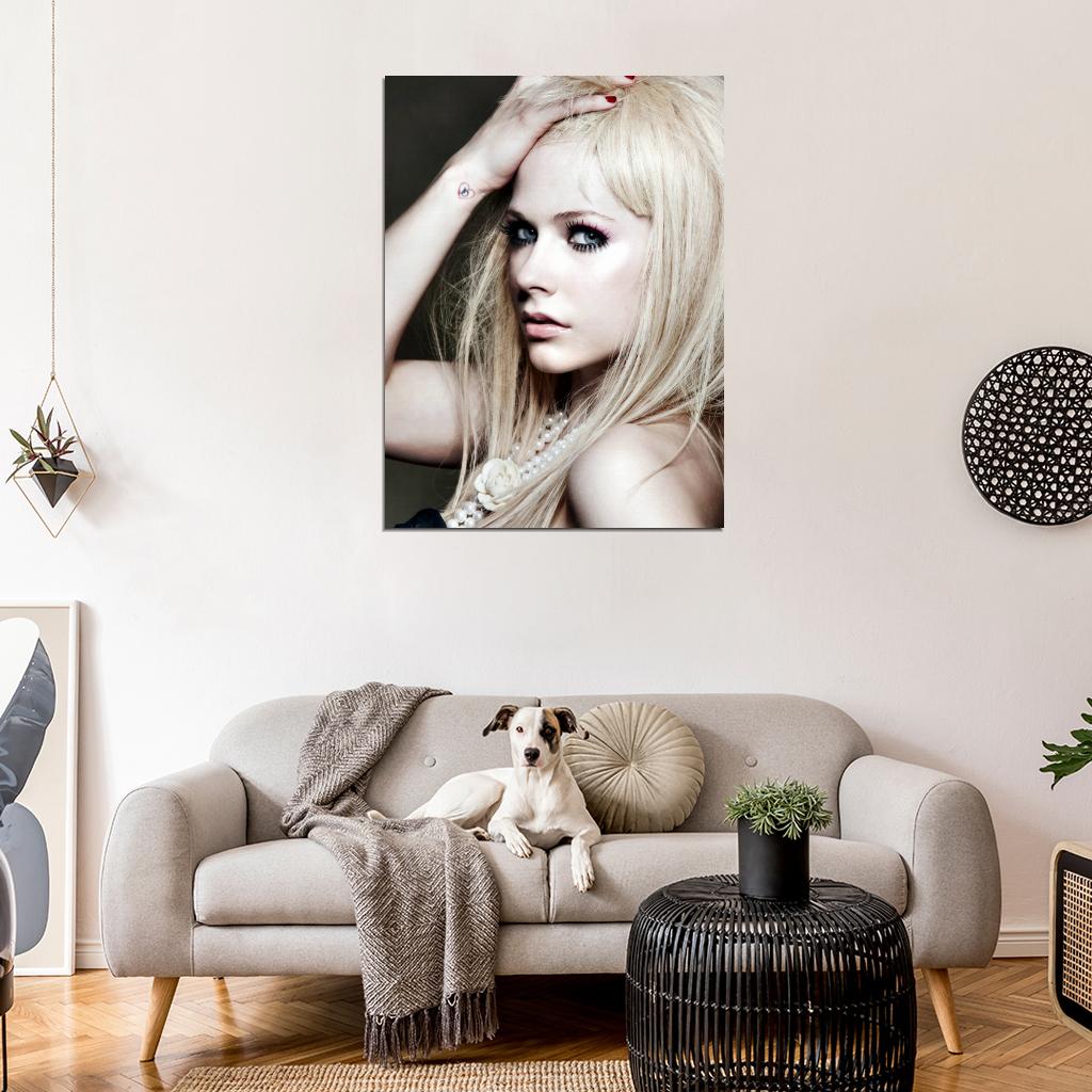 Avril Lavigne Beautiful Portrait Pop Punk Music Singer Wall Art Print Poster