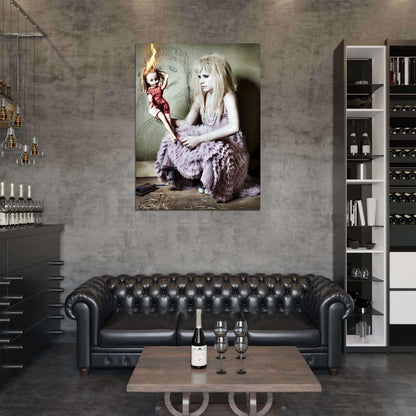 Avril Lavigne Doll Cool Amazing Pop Punk Music Singer Wall Art Print Poster