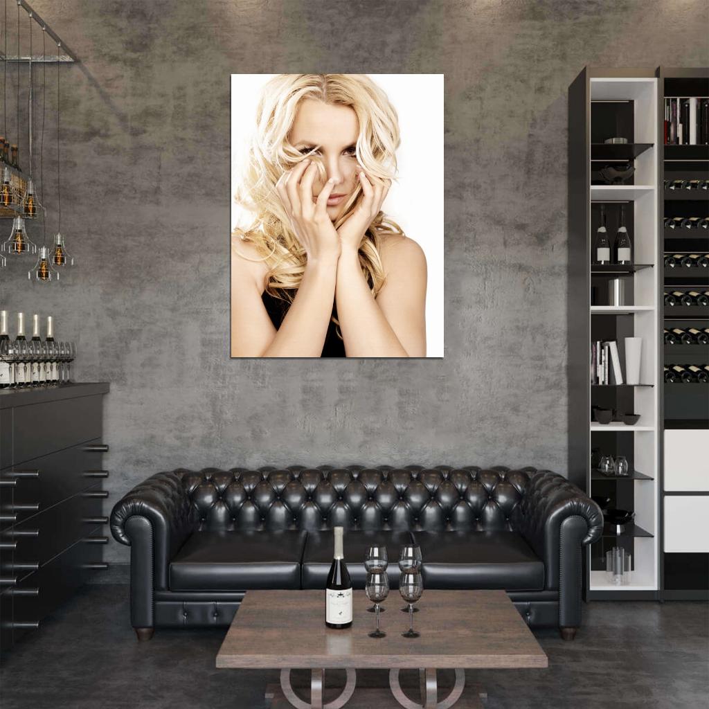Britney Spears Portrait Pop Music Singer Wall Art Print Poster
