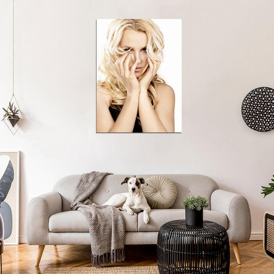 Britney Spears Portrait Pop Music Singer Wall Art Print Poster
