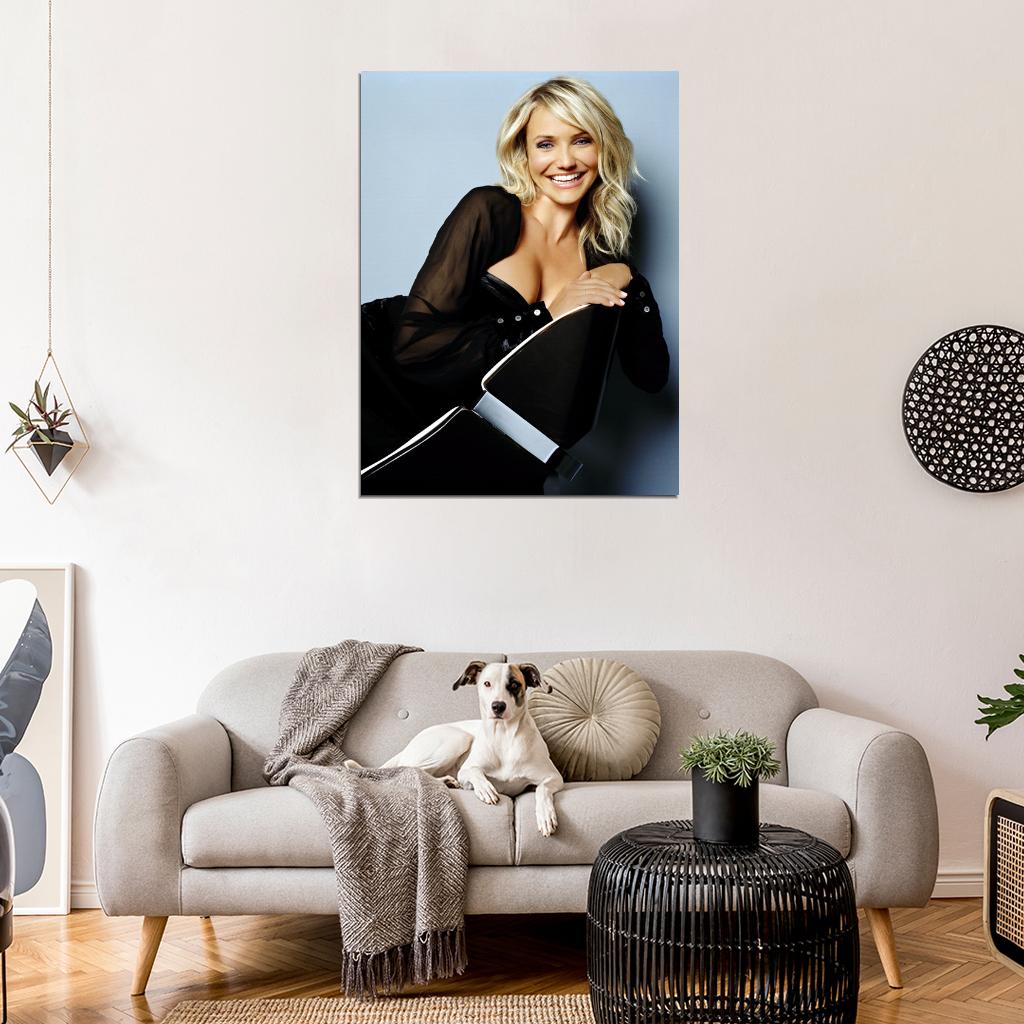 Cameron Diaz Actress Wall Art Print Poster