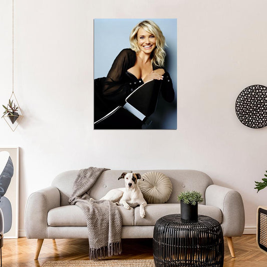 Cameron Diaz Actress Wall Art Print Poster