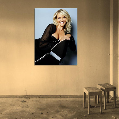 Cameron Diaz Actress Wall Art Print Poster