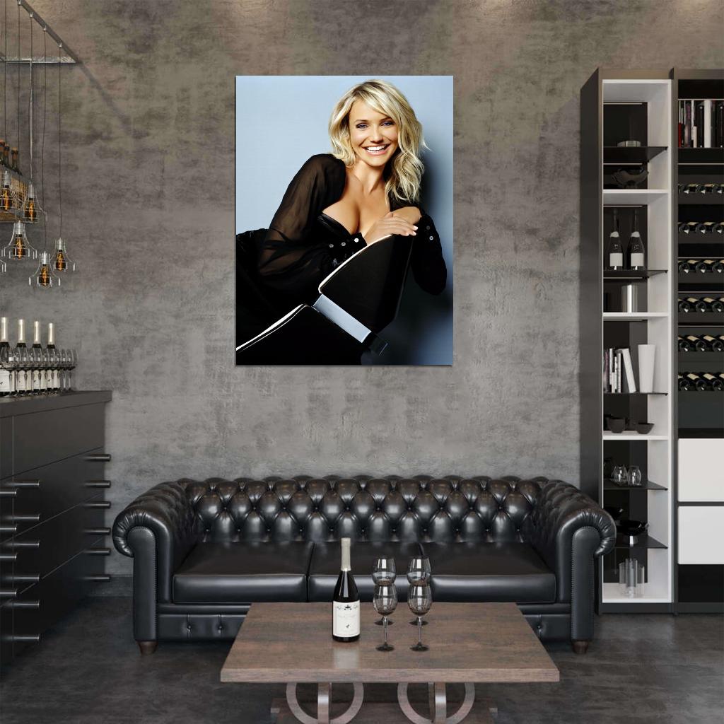 Cameron Diaz Actress Wall Art Print Poster
