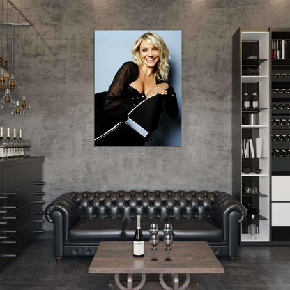 Cameron Diaz Actress Wall Art Print Poster