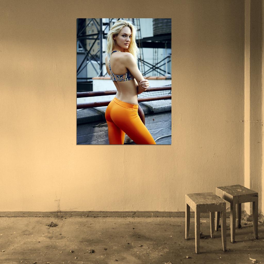Candice Swanepoel Model Wall Art Print Poster