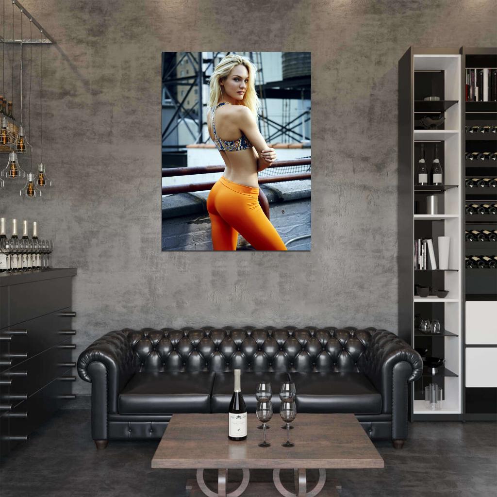 Candice Swanepoel Model Wall Art Print Poster