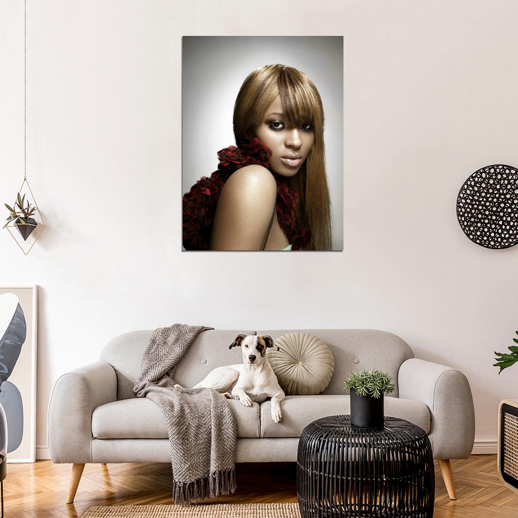 Ciara Portrait R&B Hip Hop Music Singer Wall Art Print Poster