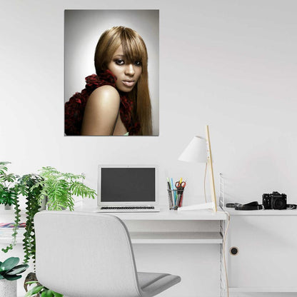 Ciara Portrait R&B Hip Hop Music Singer Wall Art Print Poster
