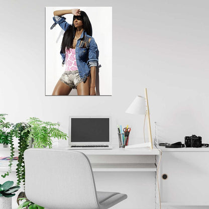 Ciara Sexy R&B Hip Hop Music Singer Wall Art Print Poster