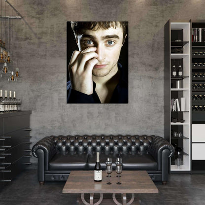 Daniel Radcliffe Portrait Actor Wall Art Print Poster