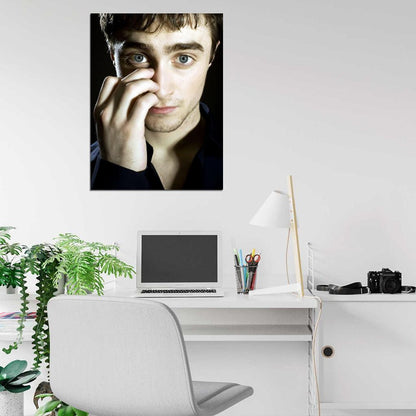 Daniel Radcliffe Portrait Actor Wall Art Print Poster