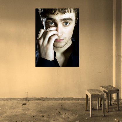 Daniel Radcliffe Portrait Actor Wall Art Print Poster