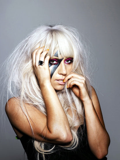 Lady Gaga Make Up Pop Rock Music Singer Wall Art Print Poster