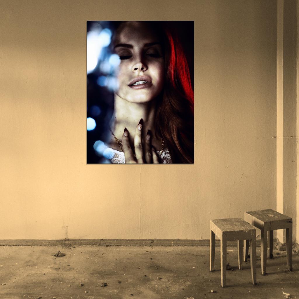 Lana Del Rey Cool Amazing Beautiful Portrait Pop Music Singer Wall Art Print Poster