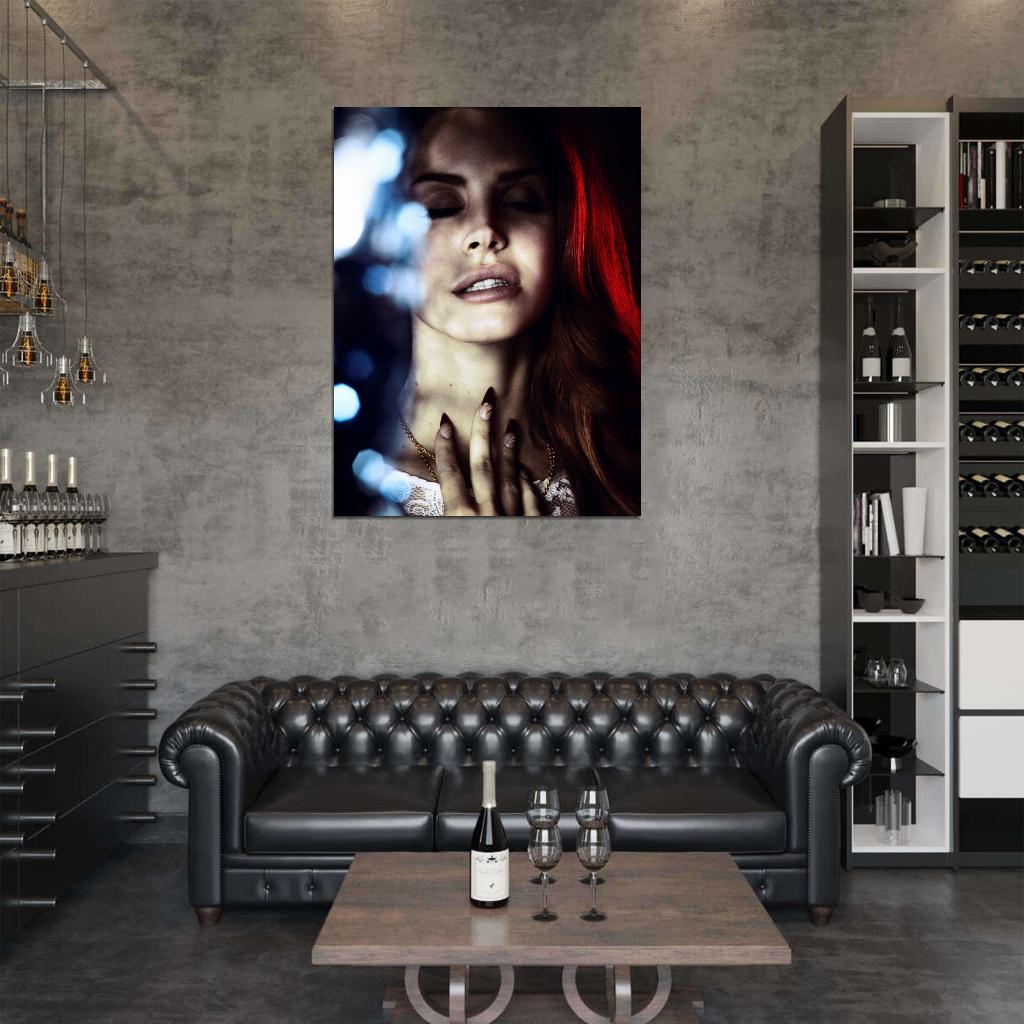 Lana Del Rey Cool Amazing Beautiful Portrait Pop Music Singer Wall Art Print Poster