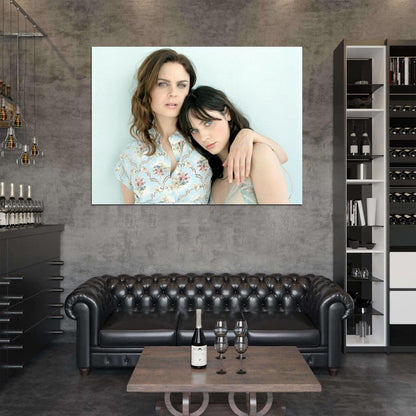 Zooey Deschanel Emily Deschanel Actress Wall Art Print Poster
