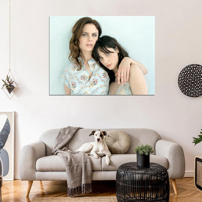 Zooey Deschanel Emily Deschanel Actress Wall Art Print Poster