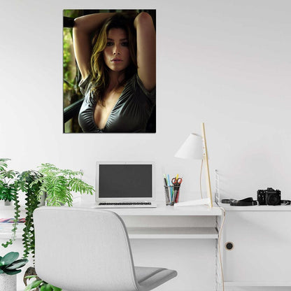 Jessica Biel Actress Wall Art Print Poster