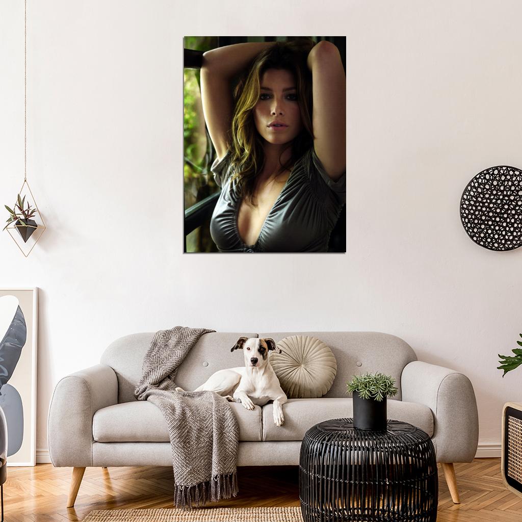 Jessica Biel Actress Wall Art Print Poster