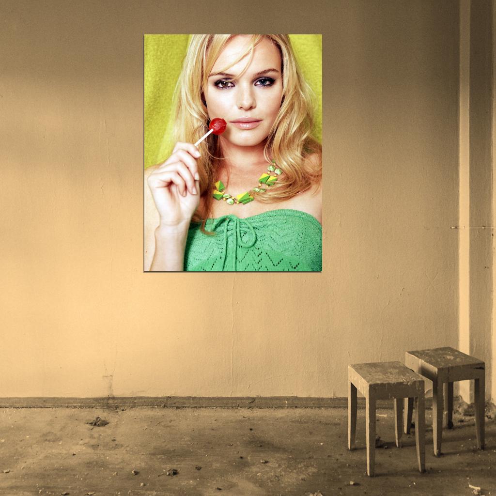 Kate Bosworth Portrait Actress Wall Art Print Poster