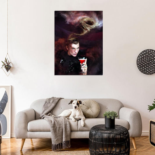 Milla Jovovich Cool Amazing Art Actress Model Wall Art Print Poster