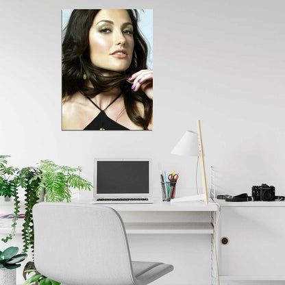 Minka Kelly Beautiful Portrait Actress Wall Art Print Poster