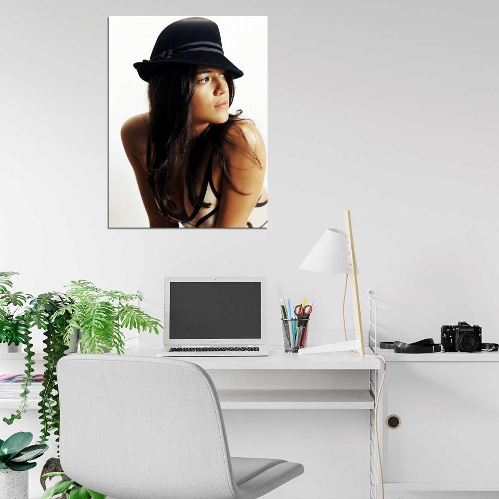 Michelle Rodriguez Actress Wall Art Print Poster