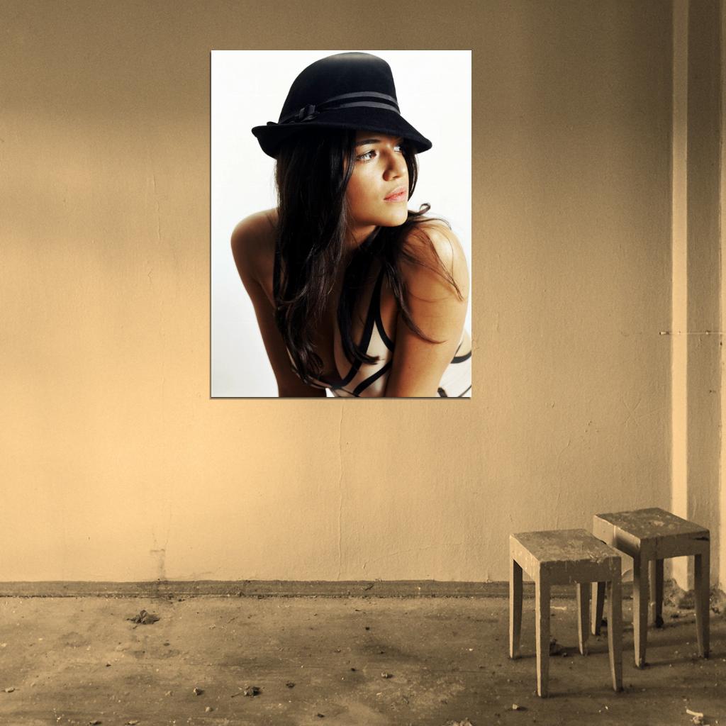 Michelle Rodriguez Actress Wall Art Print Poster