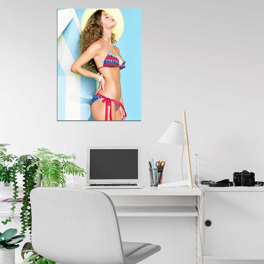 Nina Agdal Sexy Model Wall Art Print Poster