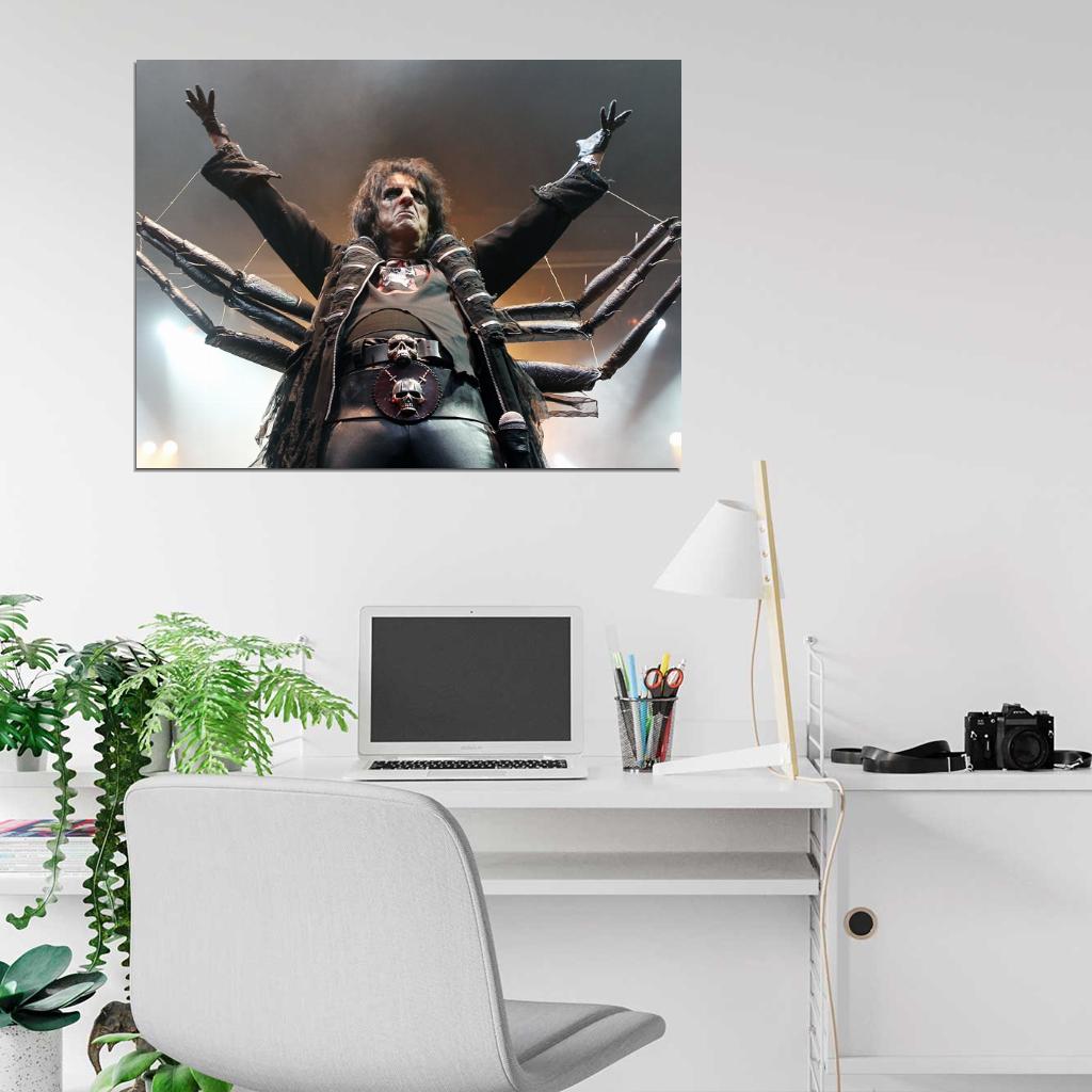 Alice Cooper Hard Rock Music Singer Wall Art Print Poster