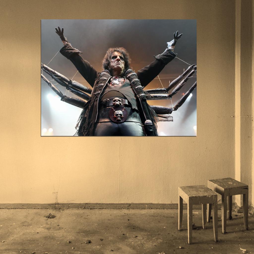 Alice Cooper Hard Rock Music Singer Wall Art Print Poster