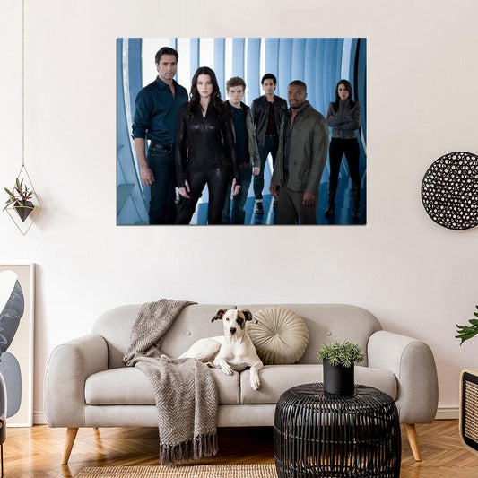 Continuum Characters Cast Tv Series Wall Art Print Poster
