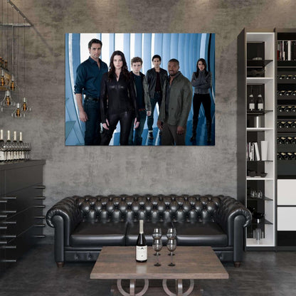 Continuum Characters Cast Tv Series Wall Art Print Poster