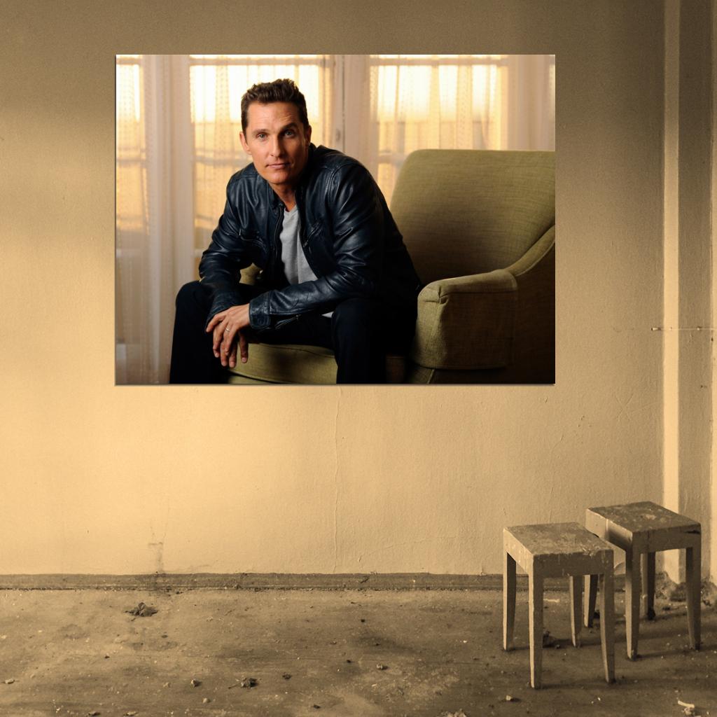 Matthew McConaughey Actor Wall Art Print Poster
