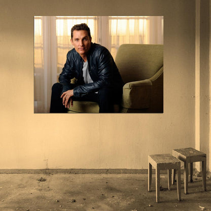 Matthew McConaughey Actor Wall Art Print Poster