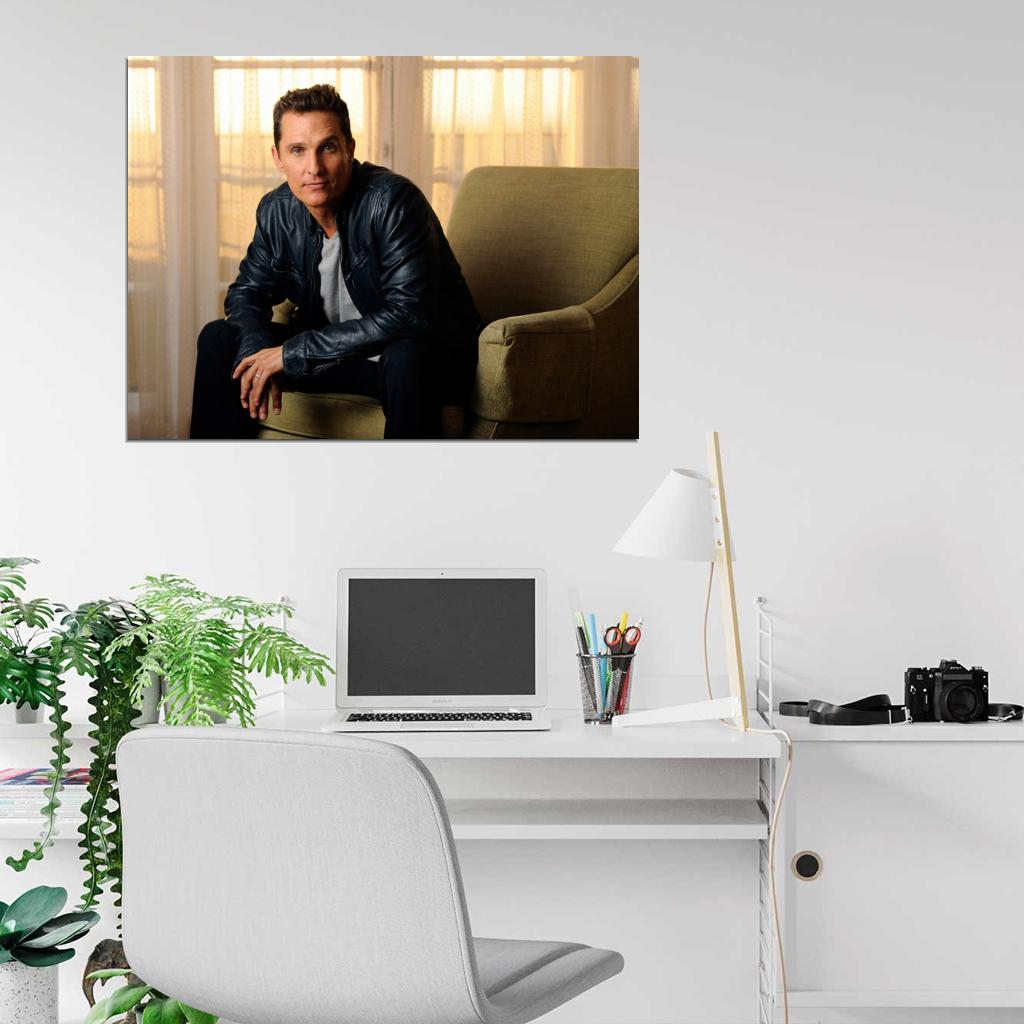 Matthew McConaughey Actor Wall Art Print Poster