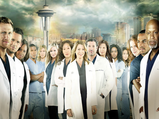 Grey's Anatomy Characters Cast Tv Series Wall Art Print Poster