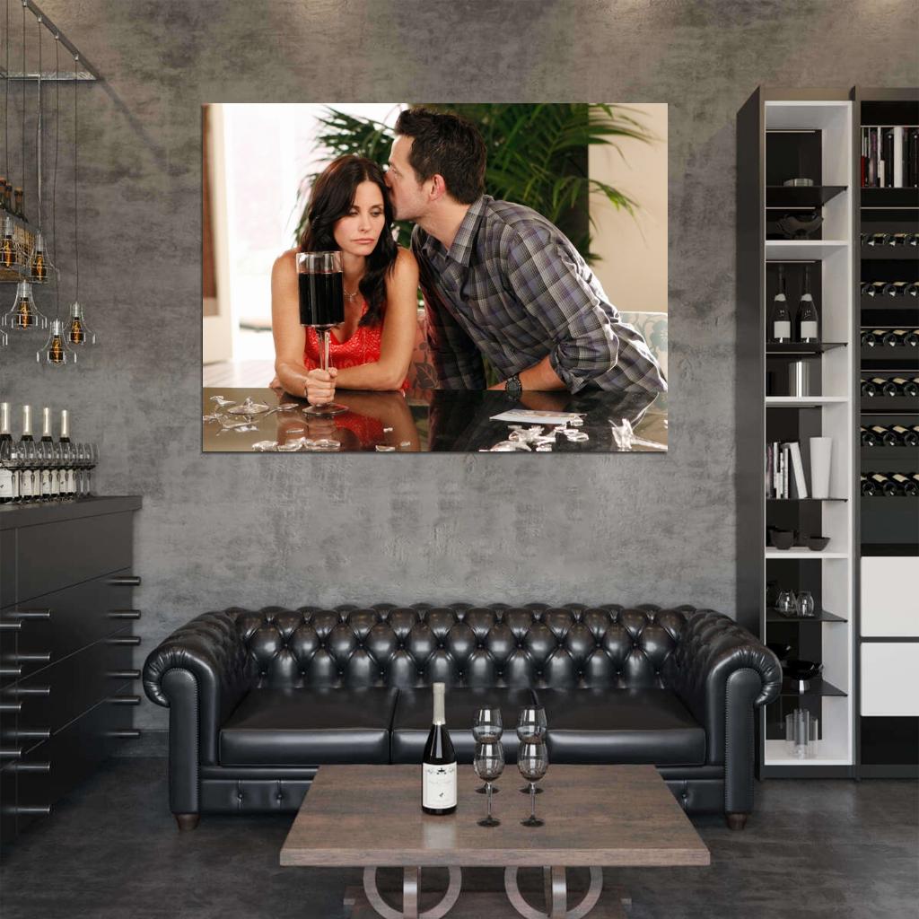 Cougar Town Courteney Cox Josh Hopkins Tv Series Wall Art Print Poster