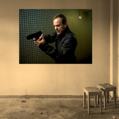 24 Live Another Day Jack Bauer Tv Series Wall Art Print Poster