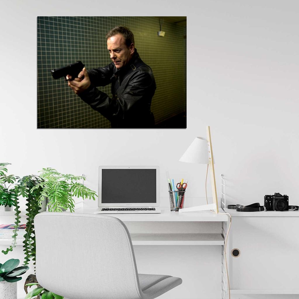 24 Live Another Day Jack Bauer Tv Series Wall Art Print Poster