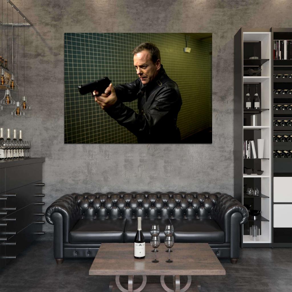 24 Live Another Day Jack Bauer Tv Series Wall Art Print Poster