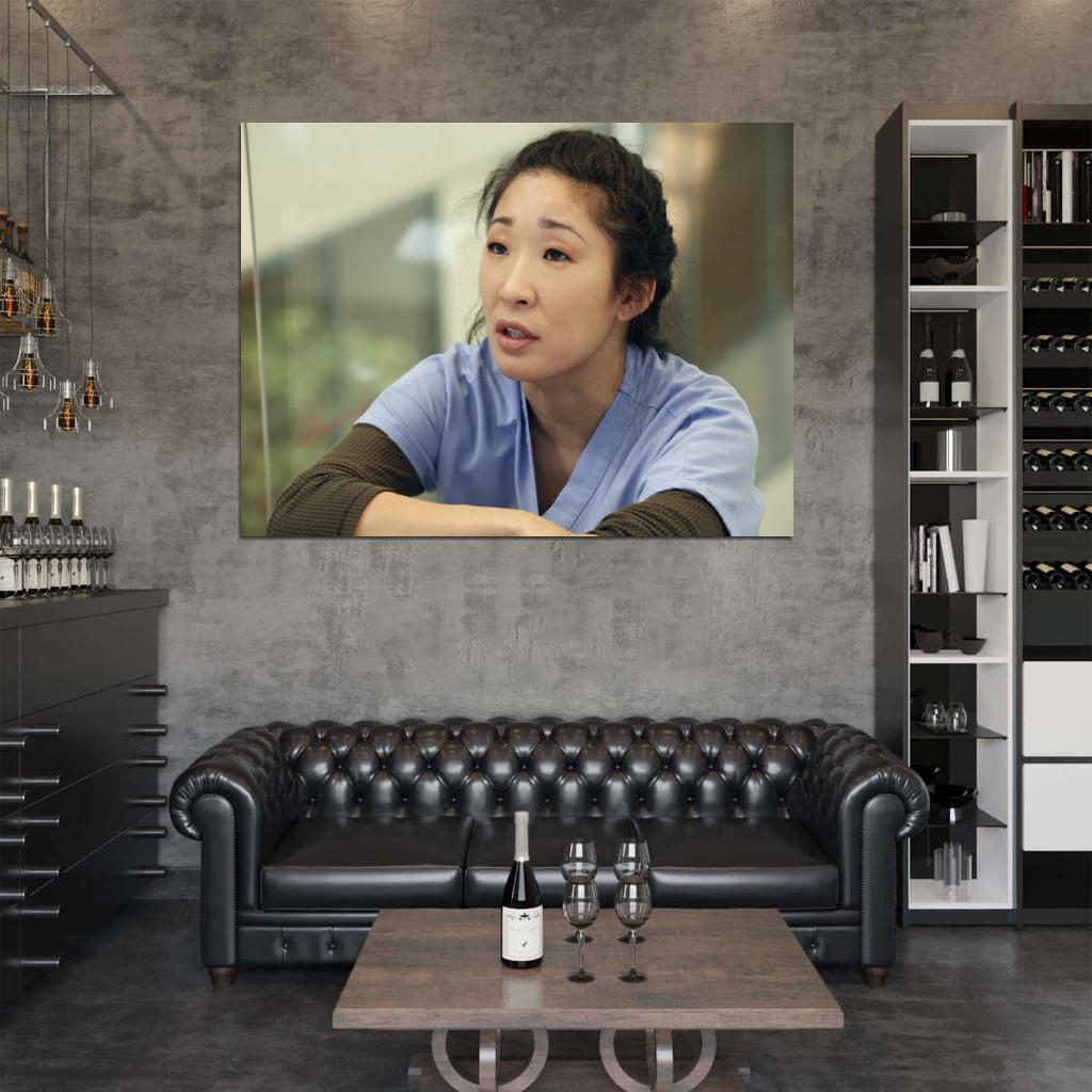Grey's Anatomy Sandra Oh Cristina Yang Tv Series Wall Art Print Poster